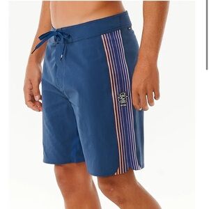 Rip Curl Mirage 3/2/One Ultimate 19" Cordura Boardshorts Washed Navy